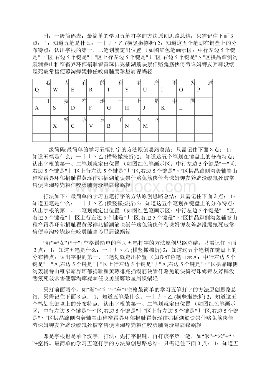 最简单的学习五笔打字的方法.docx_第3页