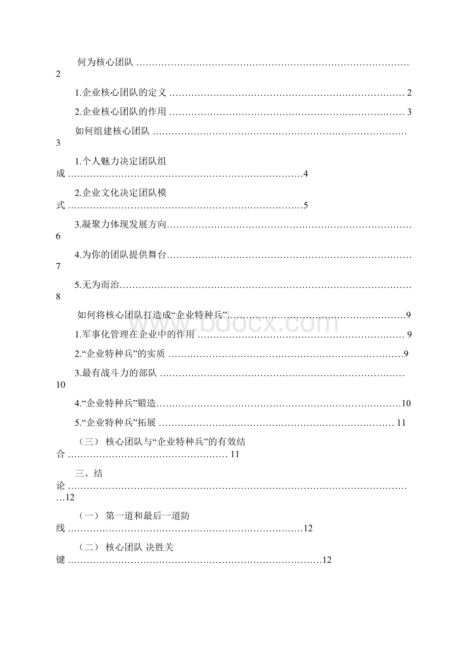 毕业设计论文设计浅谈企业核心团队建设.docx_第2页