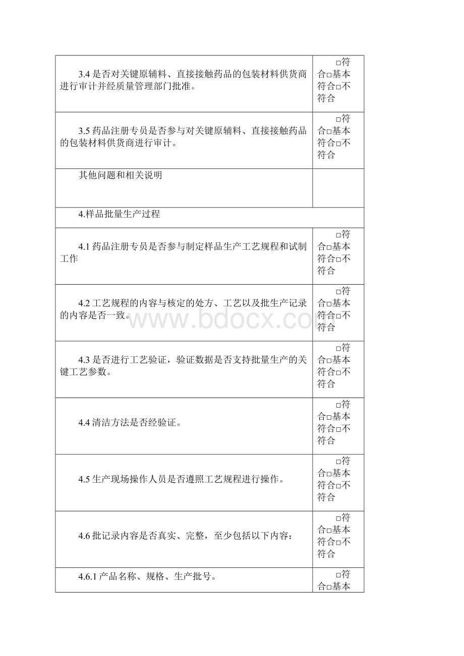 广东省药品注册生产现场检查记录表doc 9页.docx_第3页