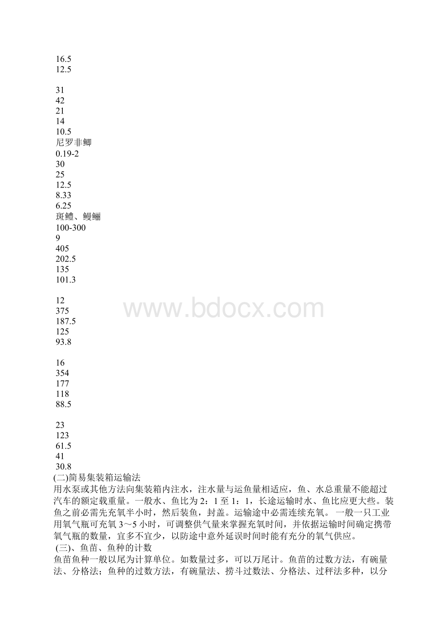 鱼苗鱼种运输及检疫Word格式.docx_第3页