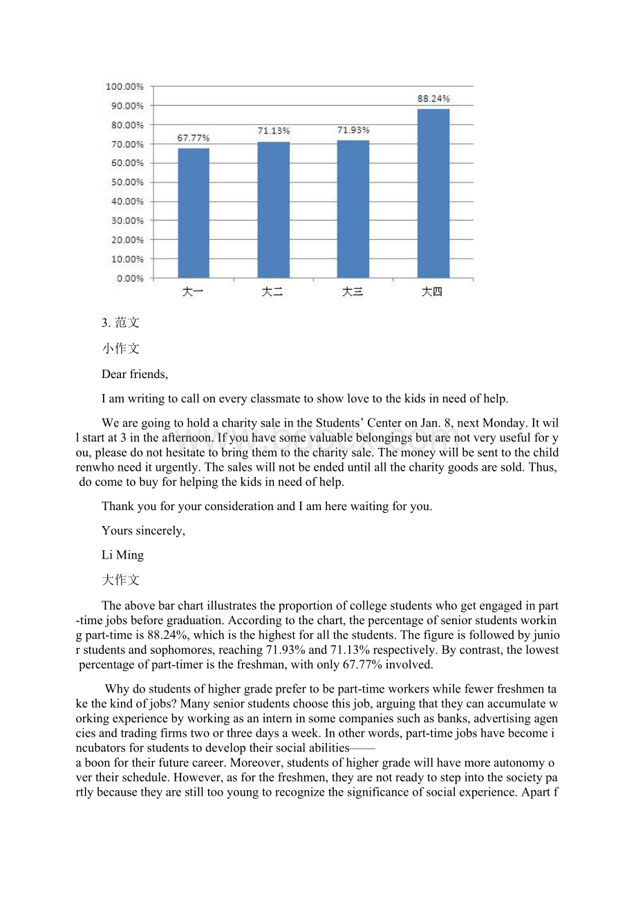 历年英语二大小作文真题及范文大全Word文件下载.docx_第3页