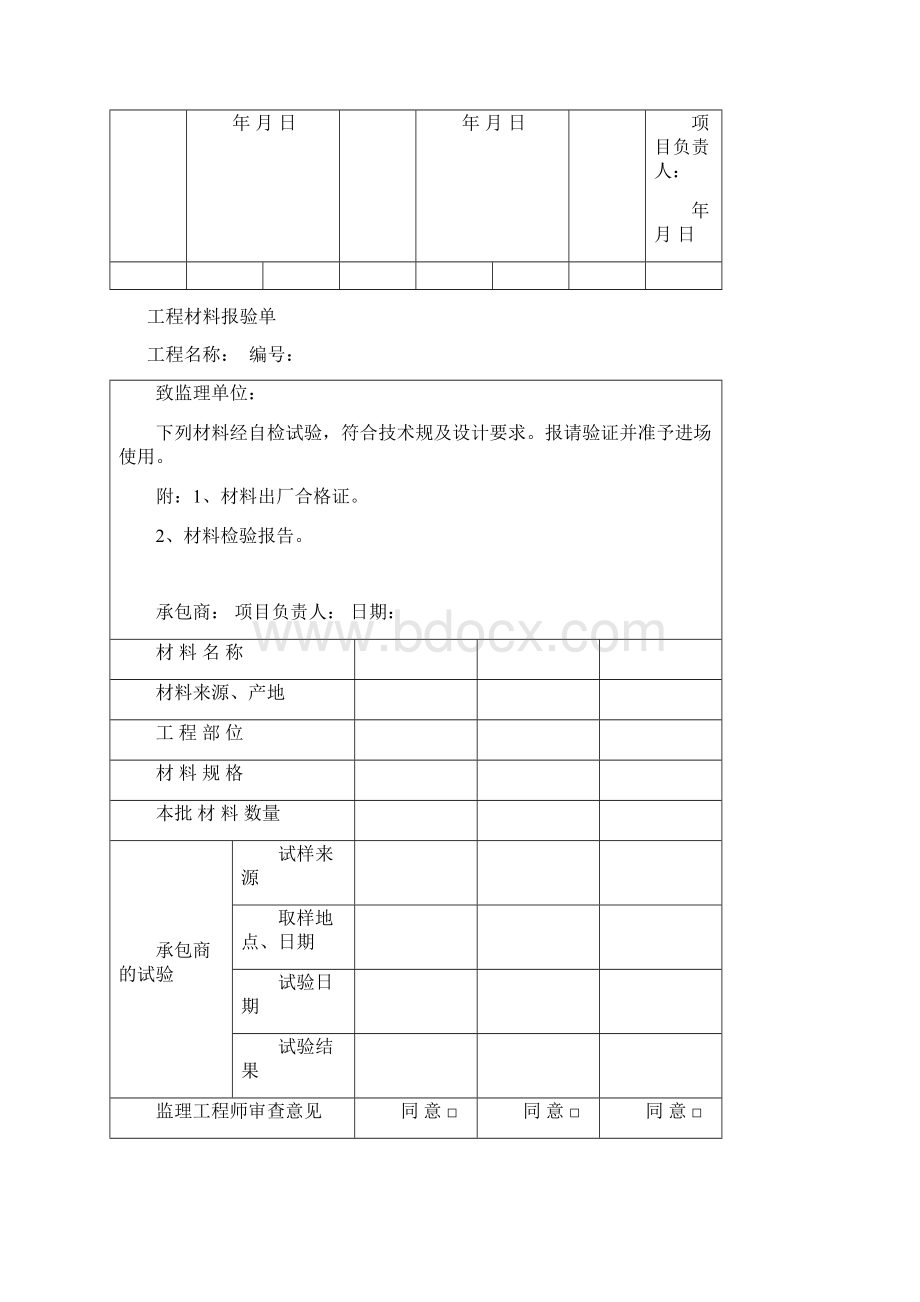 工程开工报告表格文档格式.docx_第2页