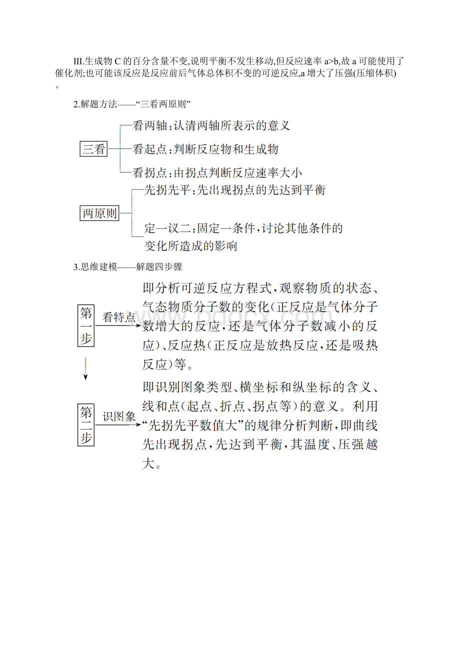 高考化学冲刺核心素养微专题 5 化学反应速率和平衡图象的分析.docx_第3页