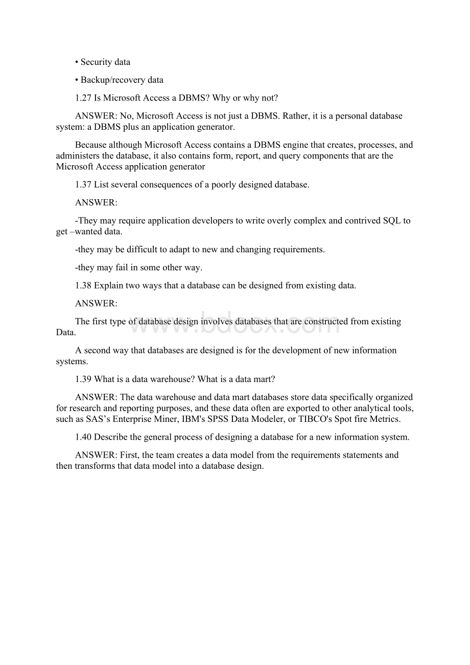 武汉理工大学数据库系统原理总复习题完整版含答案Word文件下载.docx_第3页