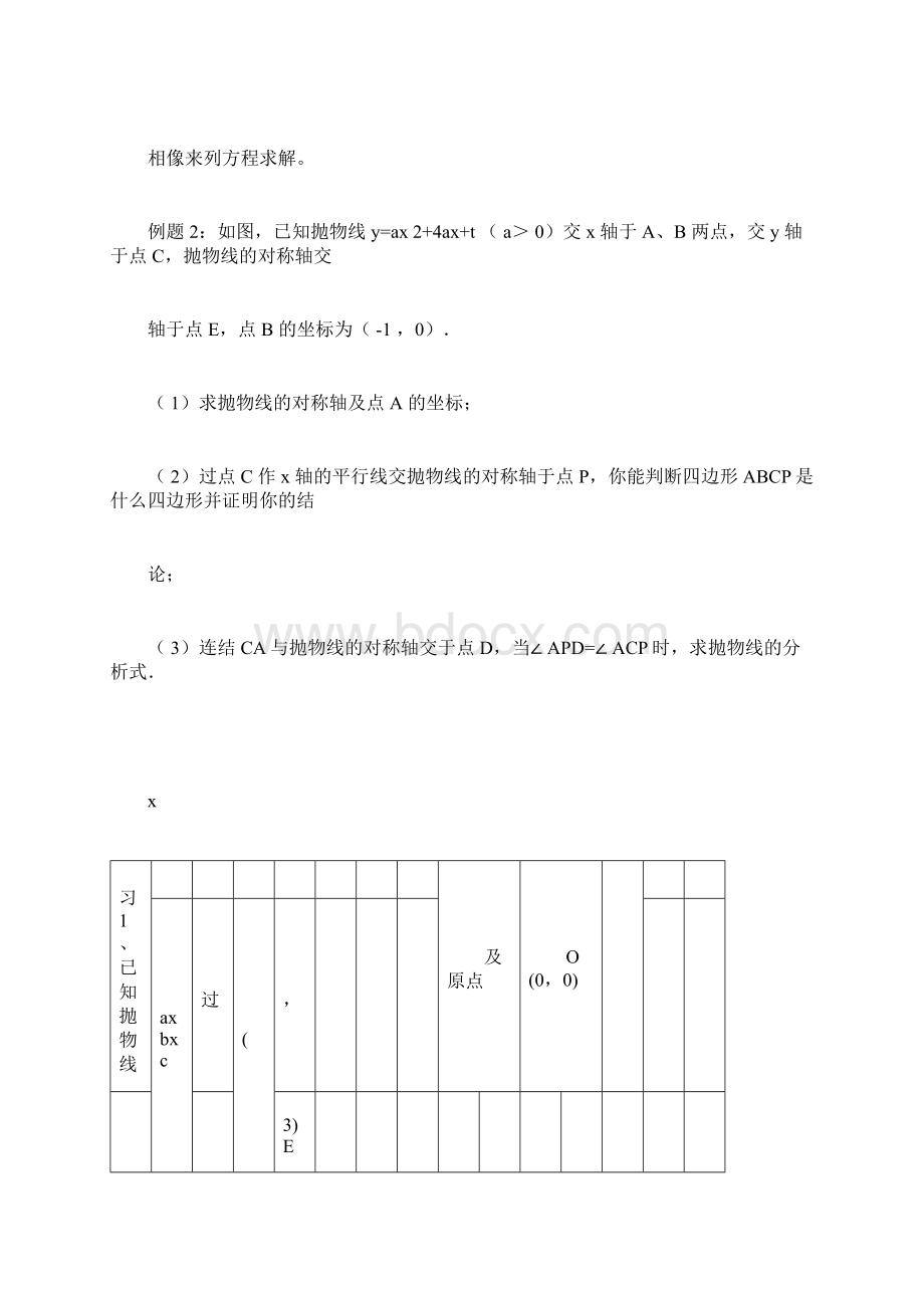 二次函数与相似三角形问题含答案完美打印版.docx_第3页