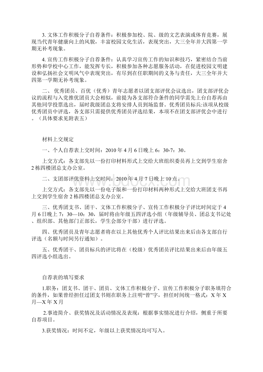 五四评优支部与个人评比要求.docx_第2页