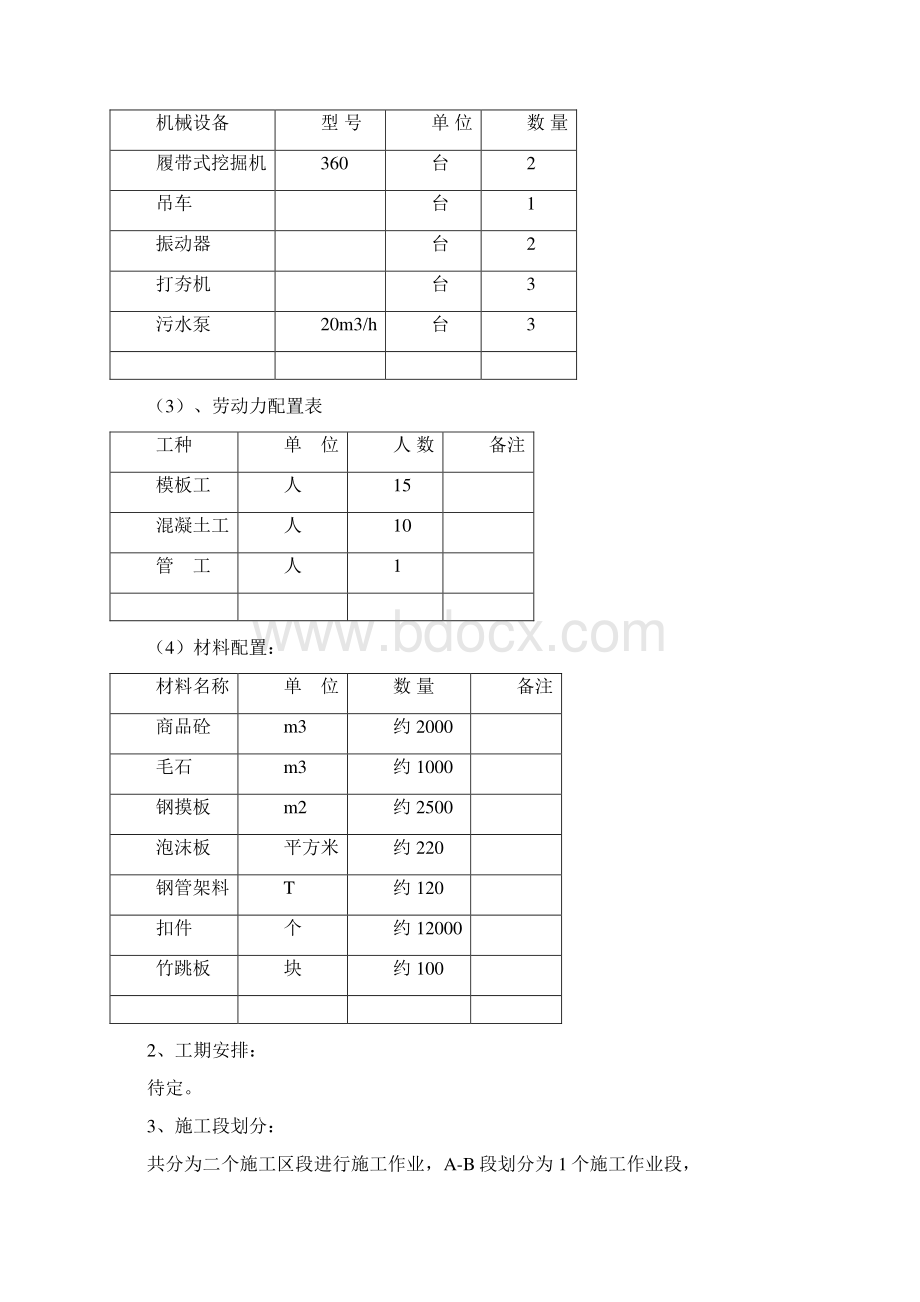 混凝土挡土墙施工方案文档格式.docx_第3页