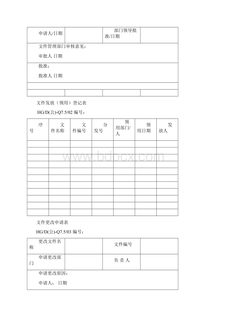 质量环境职业健康安全体系新版表格汇总Word格式文档下载.docx_第2页