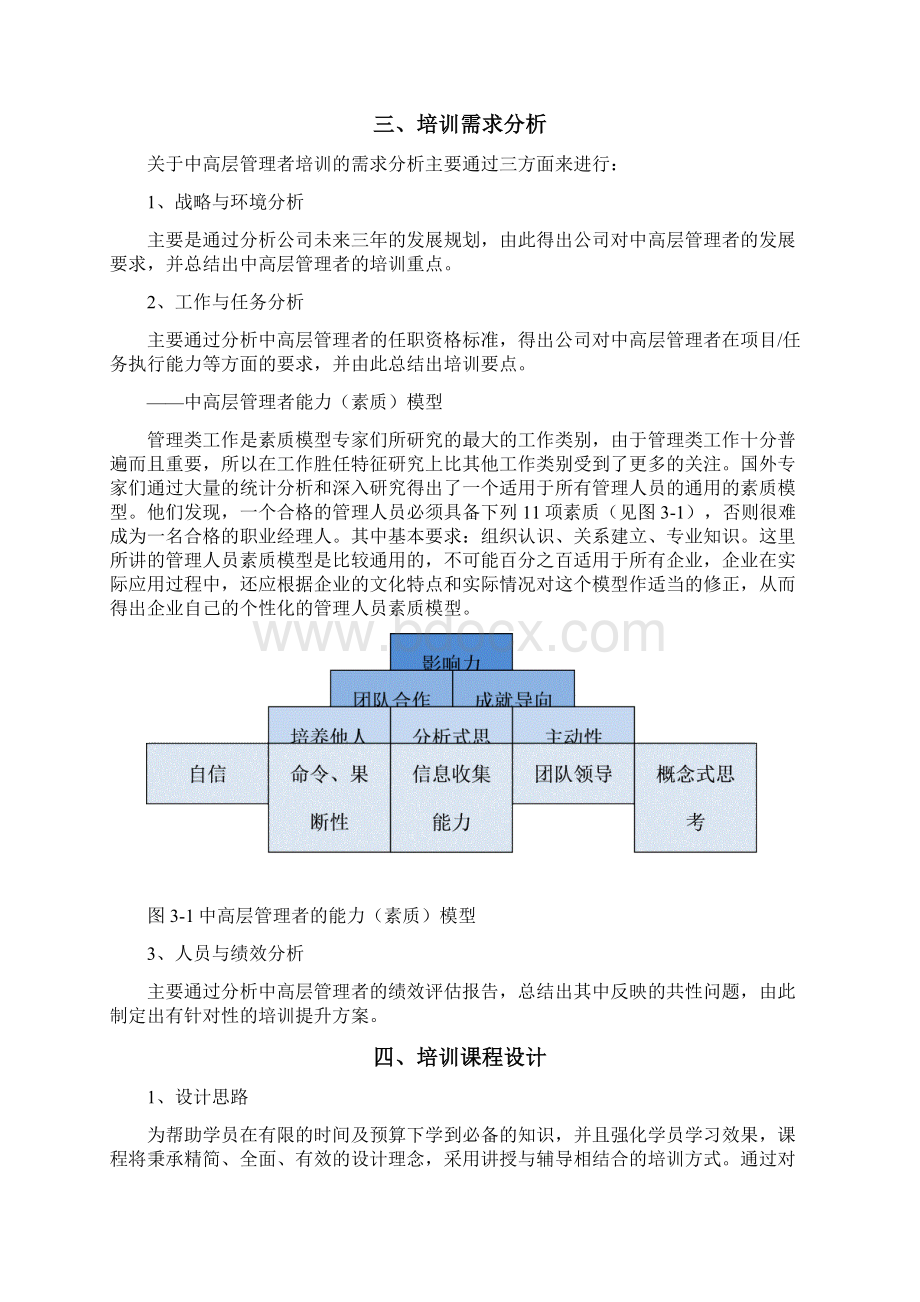 企业中高层管理者培训方案Word文档下载推荐.docx_第2页