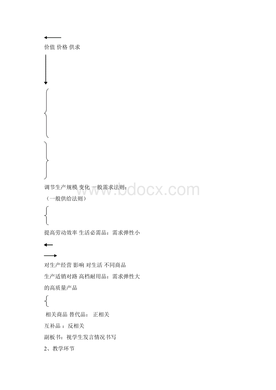 高中政治 《价格变动的影响》教学设计一 新人教版必修1Word文档下载推荐.docx_第3页