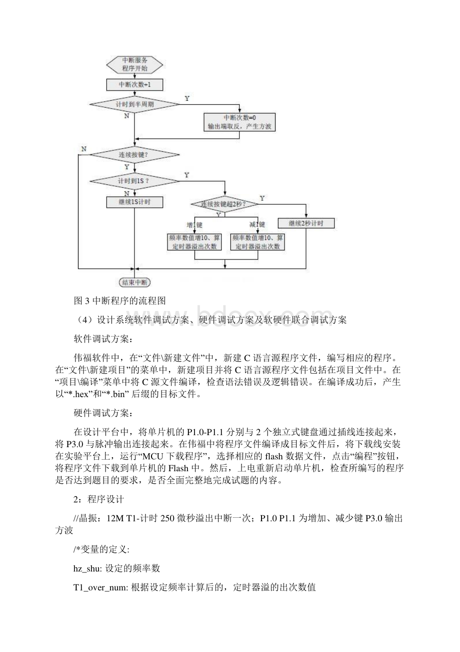 基于MCS51单片机的频率可调的方波发生器设计2ahu.docx_第3页