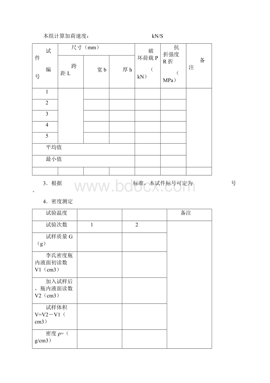 建筑材料建筑材料试验报告Word格式文档下载.docx_第2页