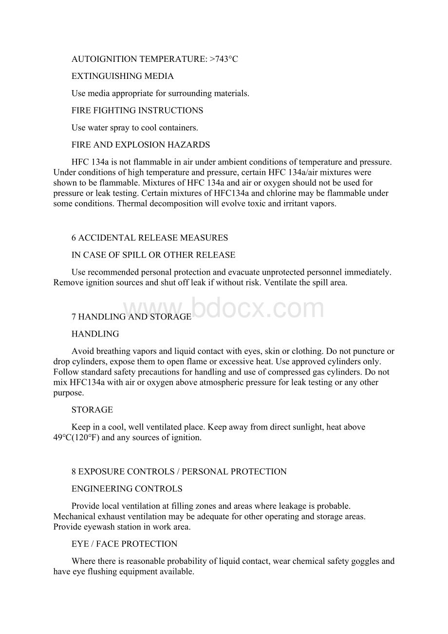 制冷剂R MSDS英文Word文档下载推荐.docx_第3页