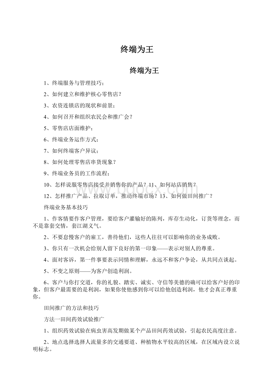 终端为王Word文档下载推荐.docx