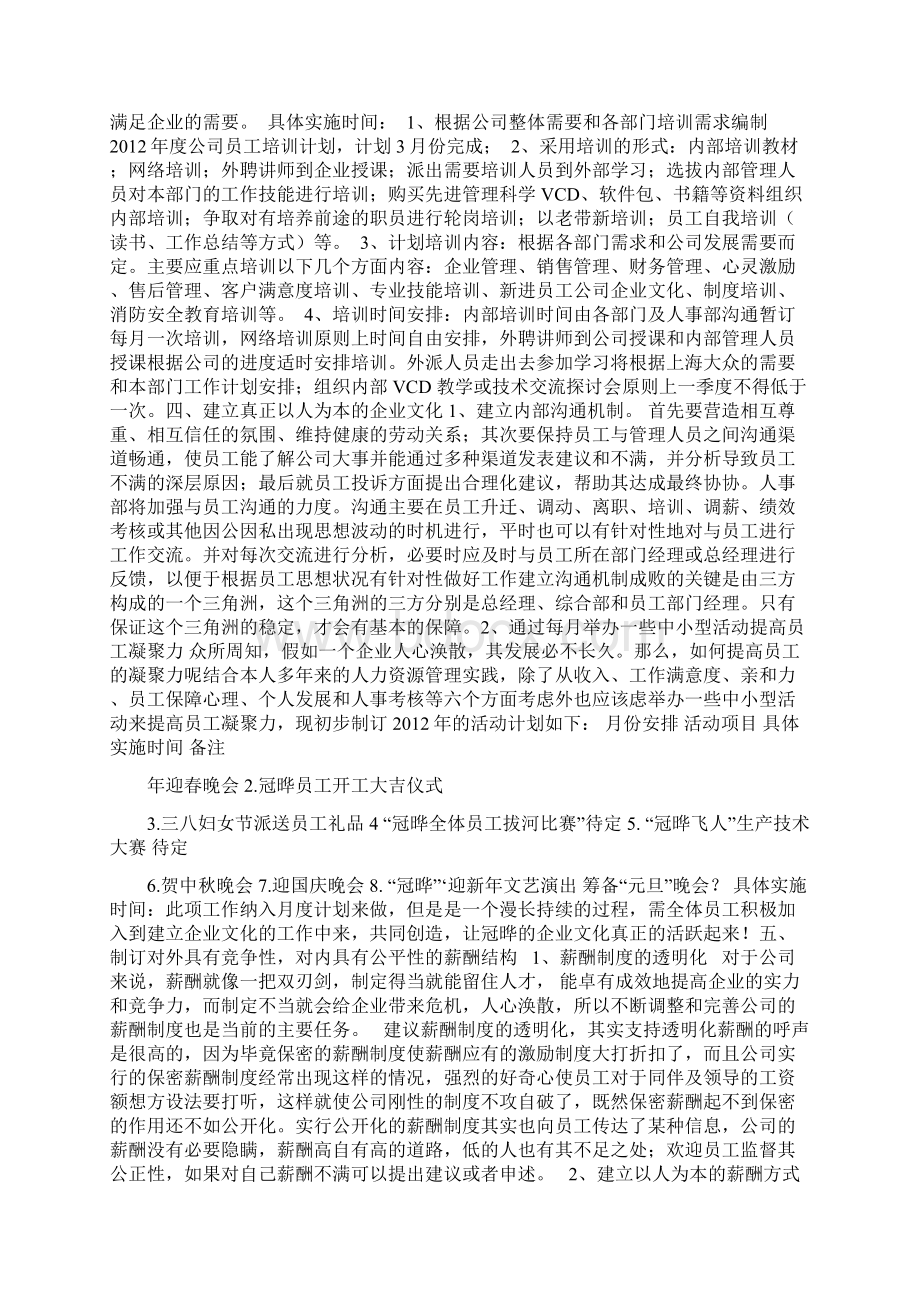 人力资源发展年度规划文档格式.docx_第3页