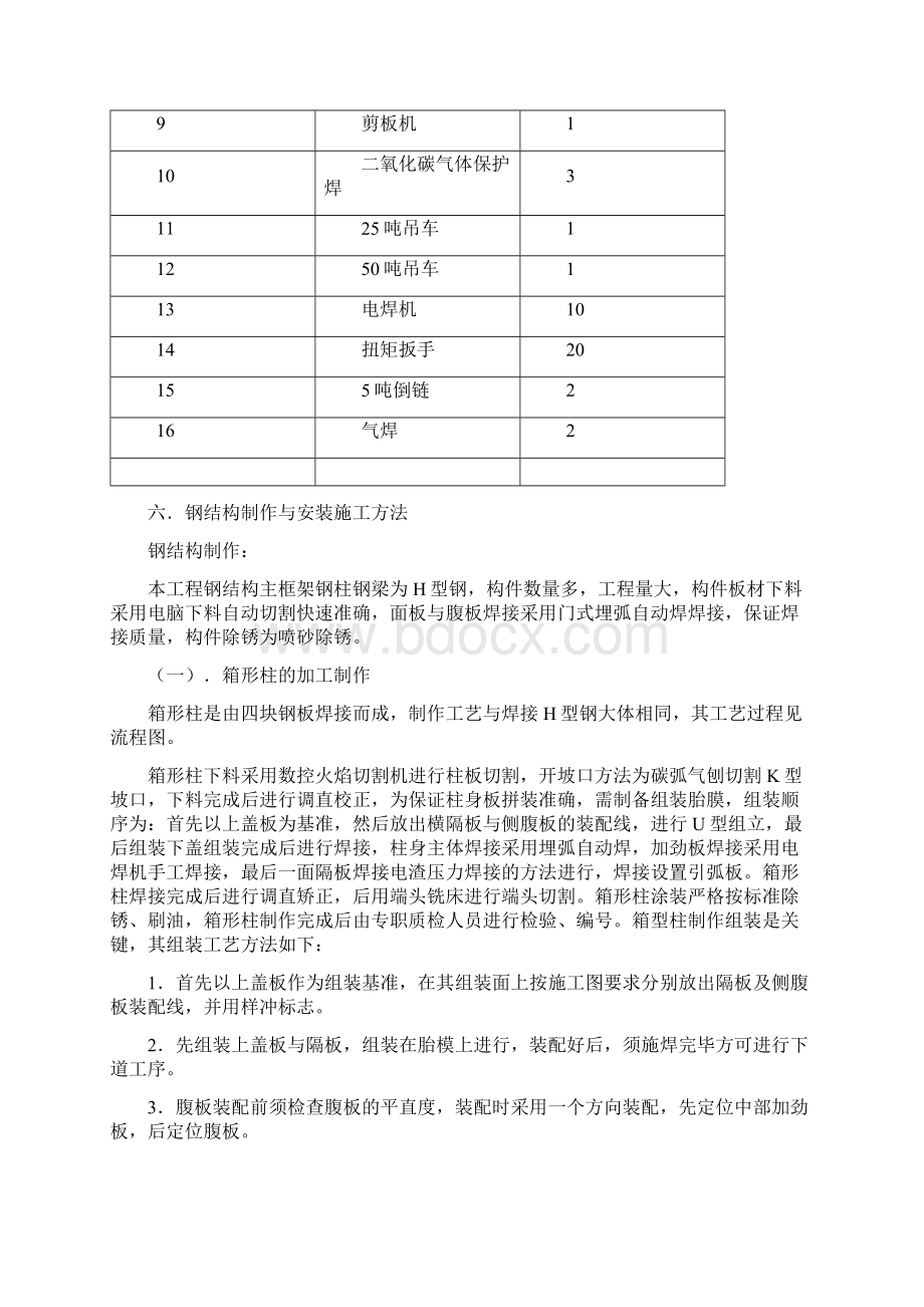 干粉砂浆生产线施工安全防护技术措施方案.docx_第3页