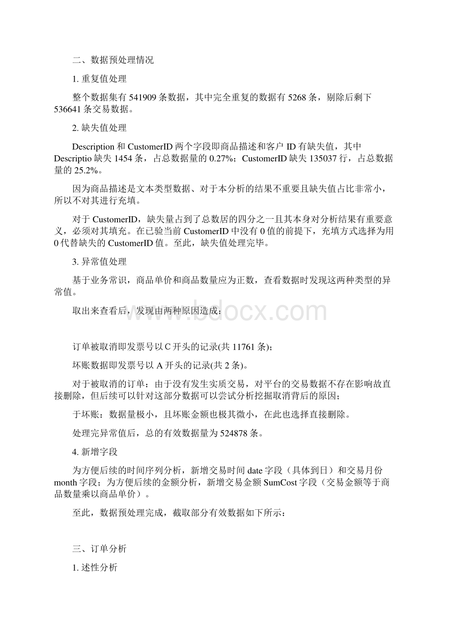 产品经理以英国某电商平台的年销售数据为例讲讲从数据清洗到可视化的整个流程怎么做.docx_第2页