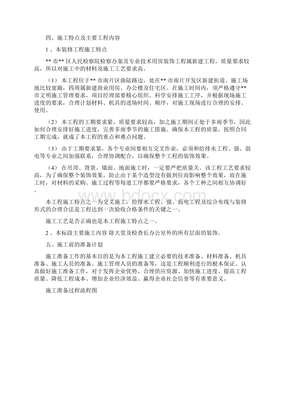 最新版人民检察院装饰工程施工组织设计方案文档格式.docx_第2页