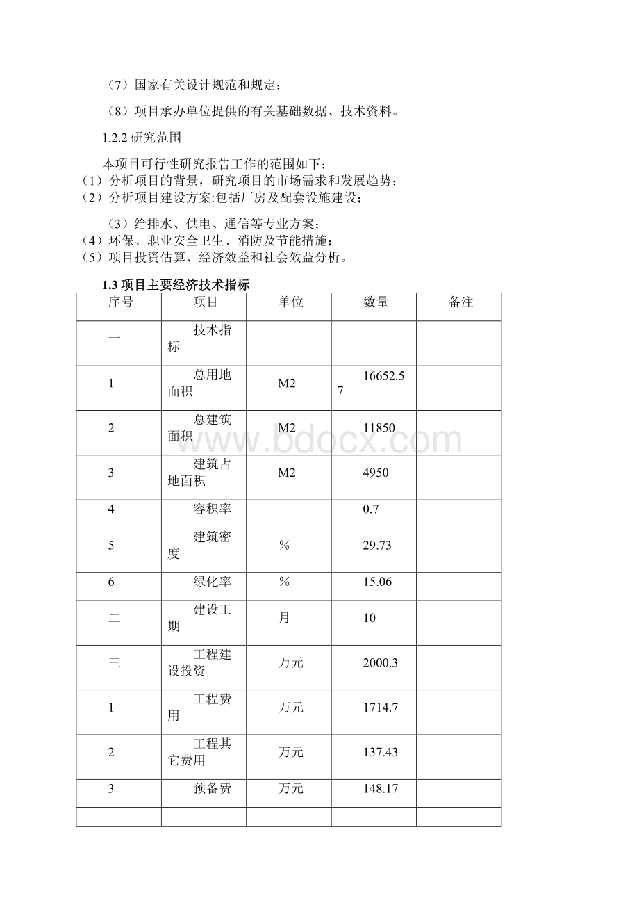 XX工业园区新建标准化厂房工程建设项目可行性研究报告.docx_第2页