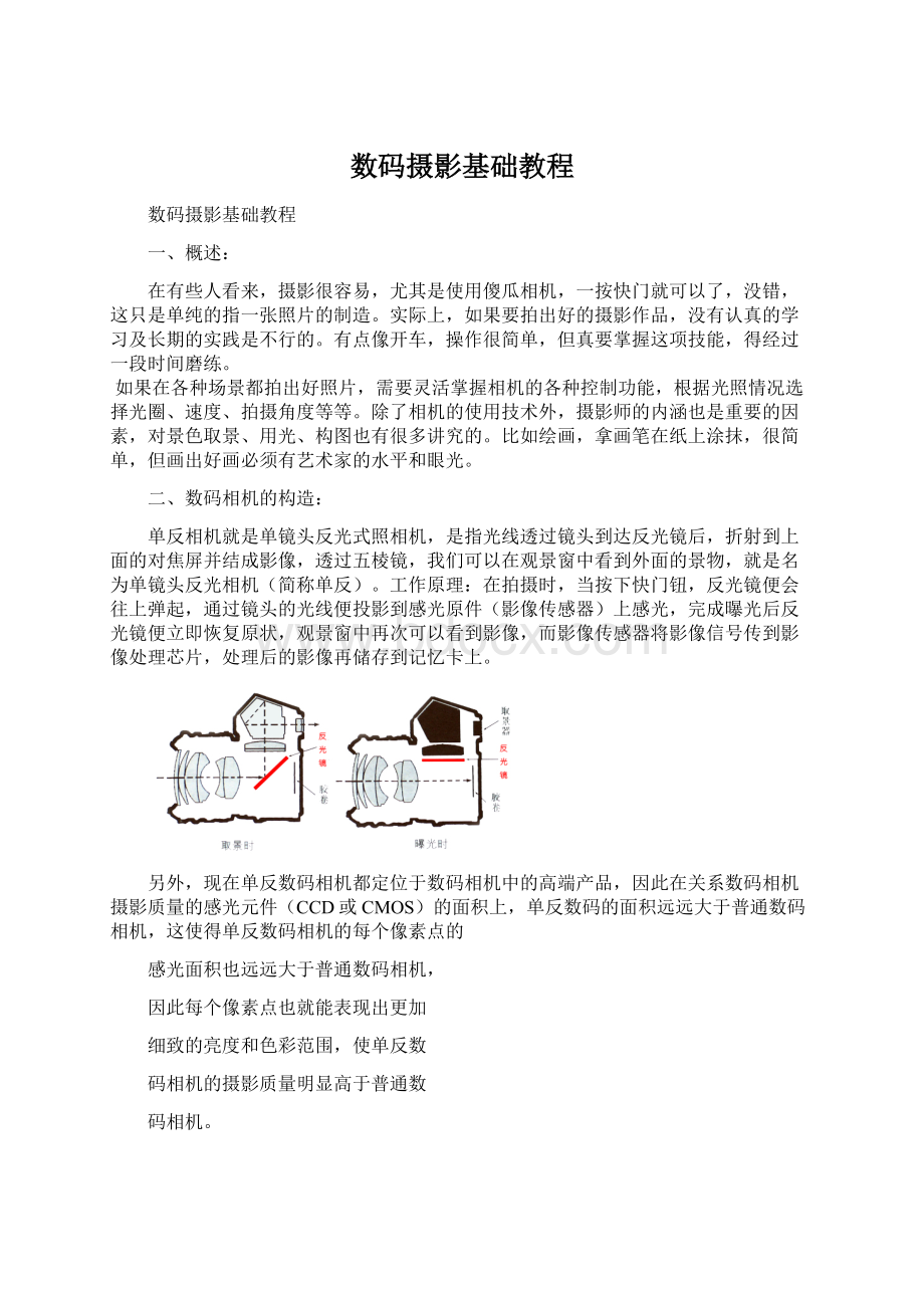 数码摄影基础教程.docx_第1页