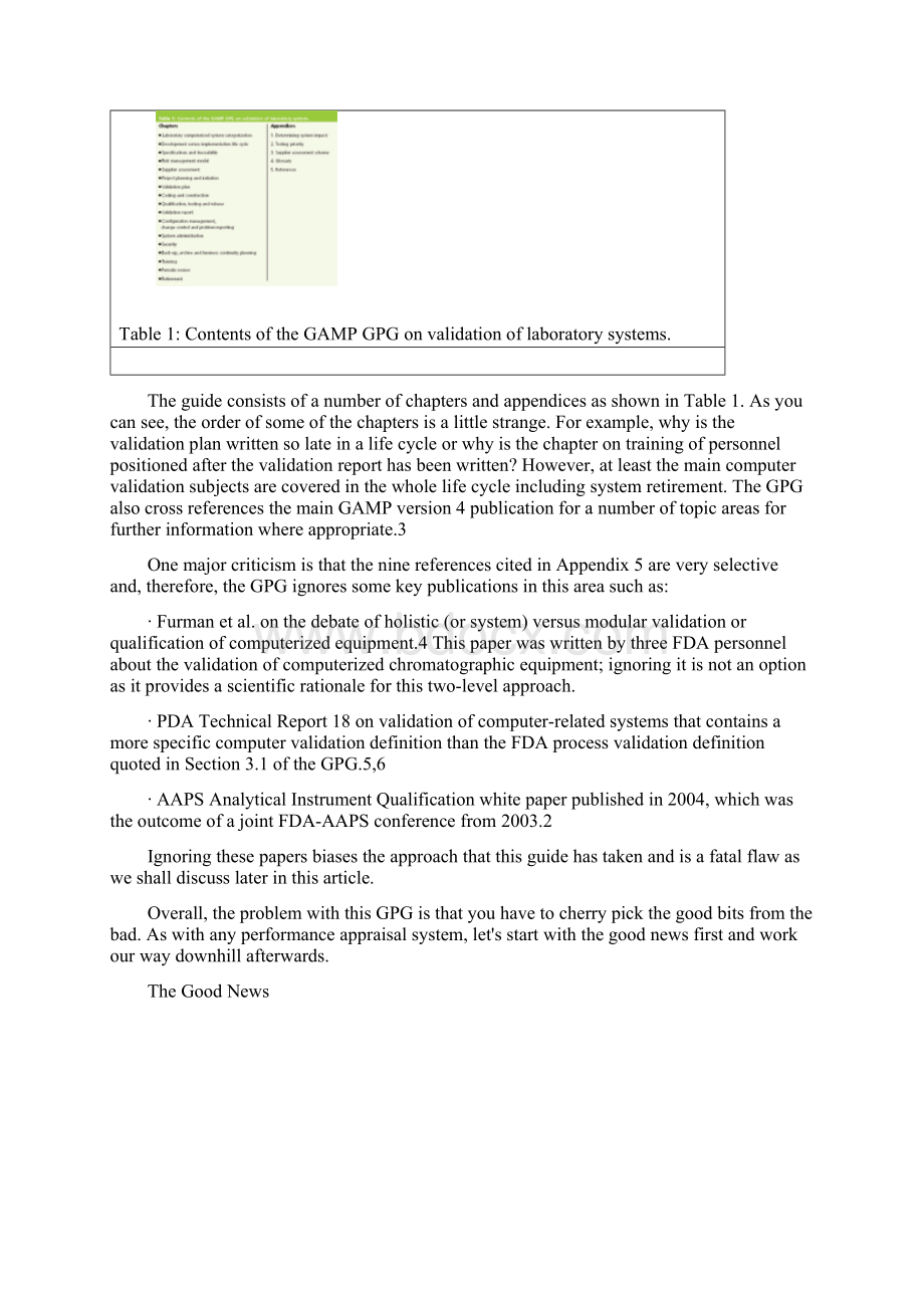 GAMP Good Practice Guide for Validation of Laboratory Computerized Systems.docx_第2页