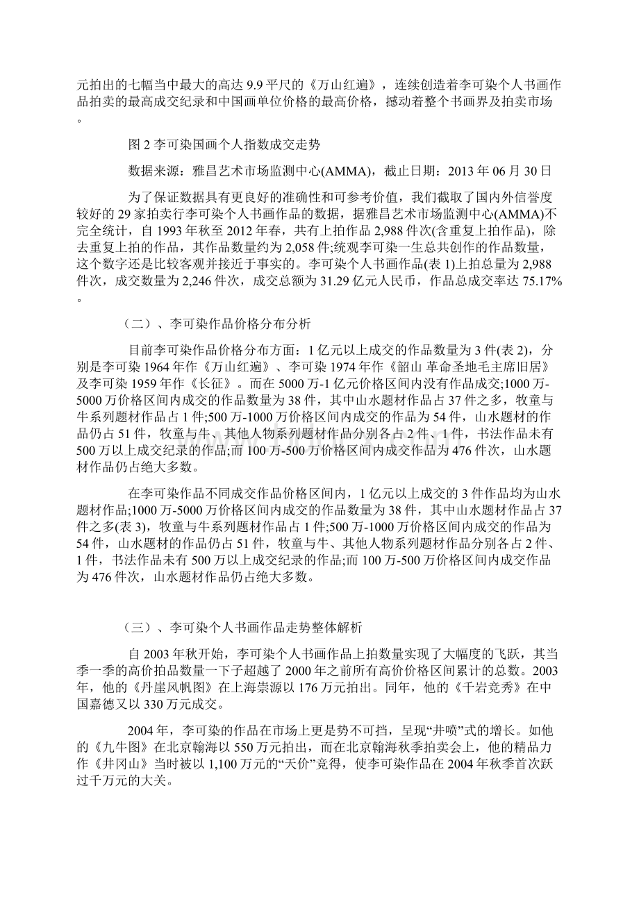 李可染作品估价报告和市场分析报告.docx_第3页