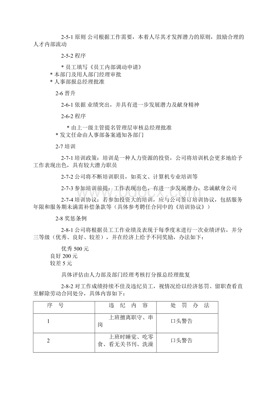 人力资源员工手册范本文档格式.docx_第3页