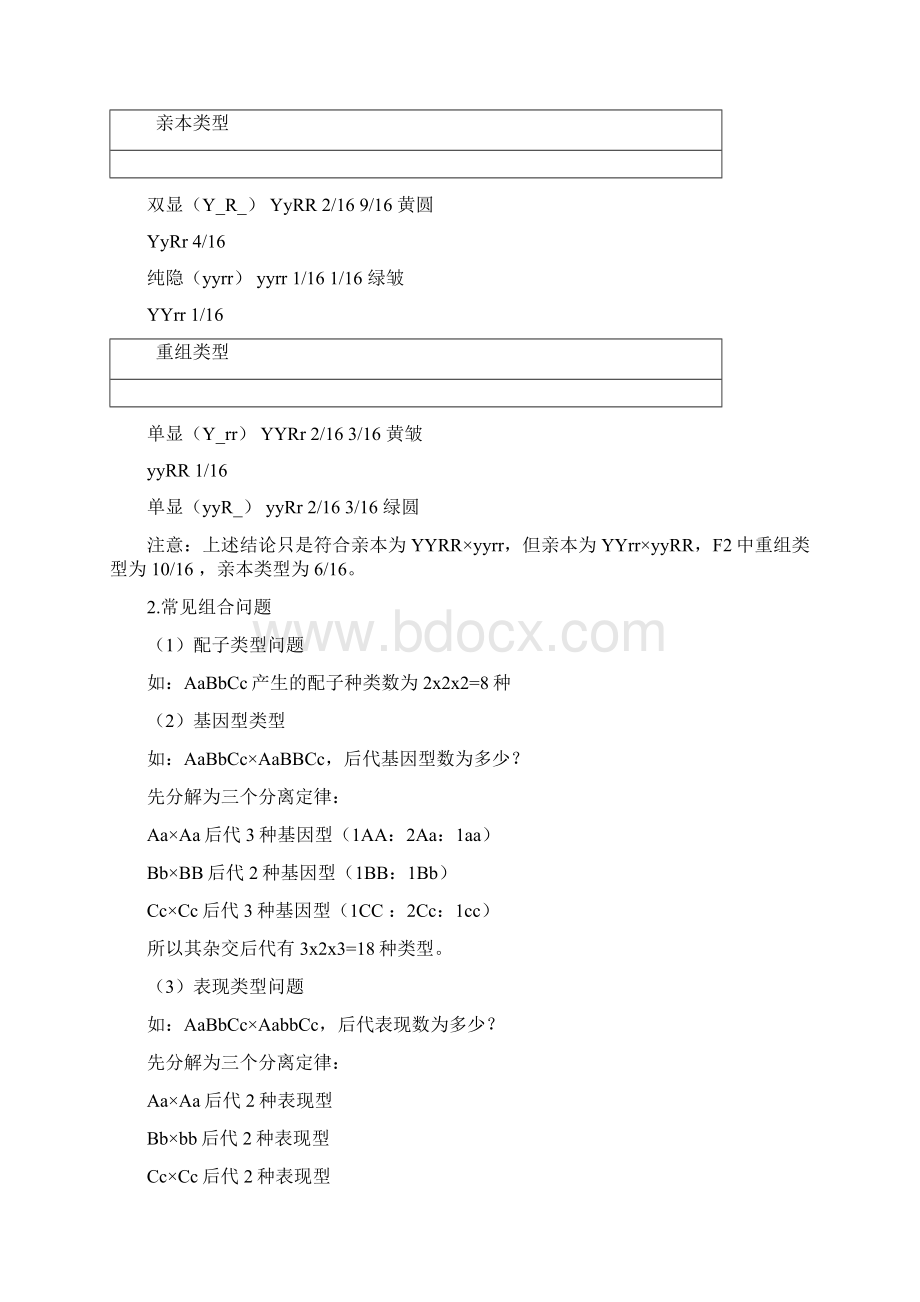 高中生物必修2遗传与进化知识点汇编Word文件下载.docx_第3页