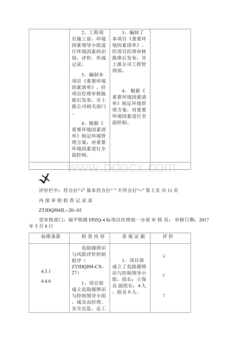 内部审核检查记录福平.docx_第3页