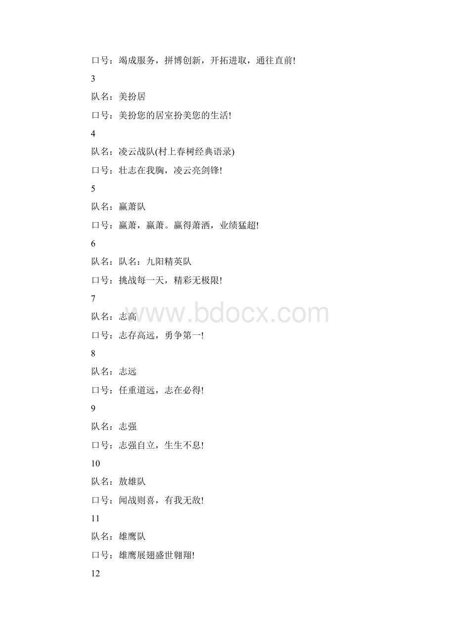 团队队名与口号大全推荐word版 10页.docx_第3页