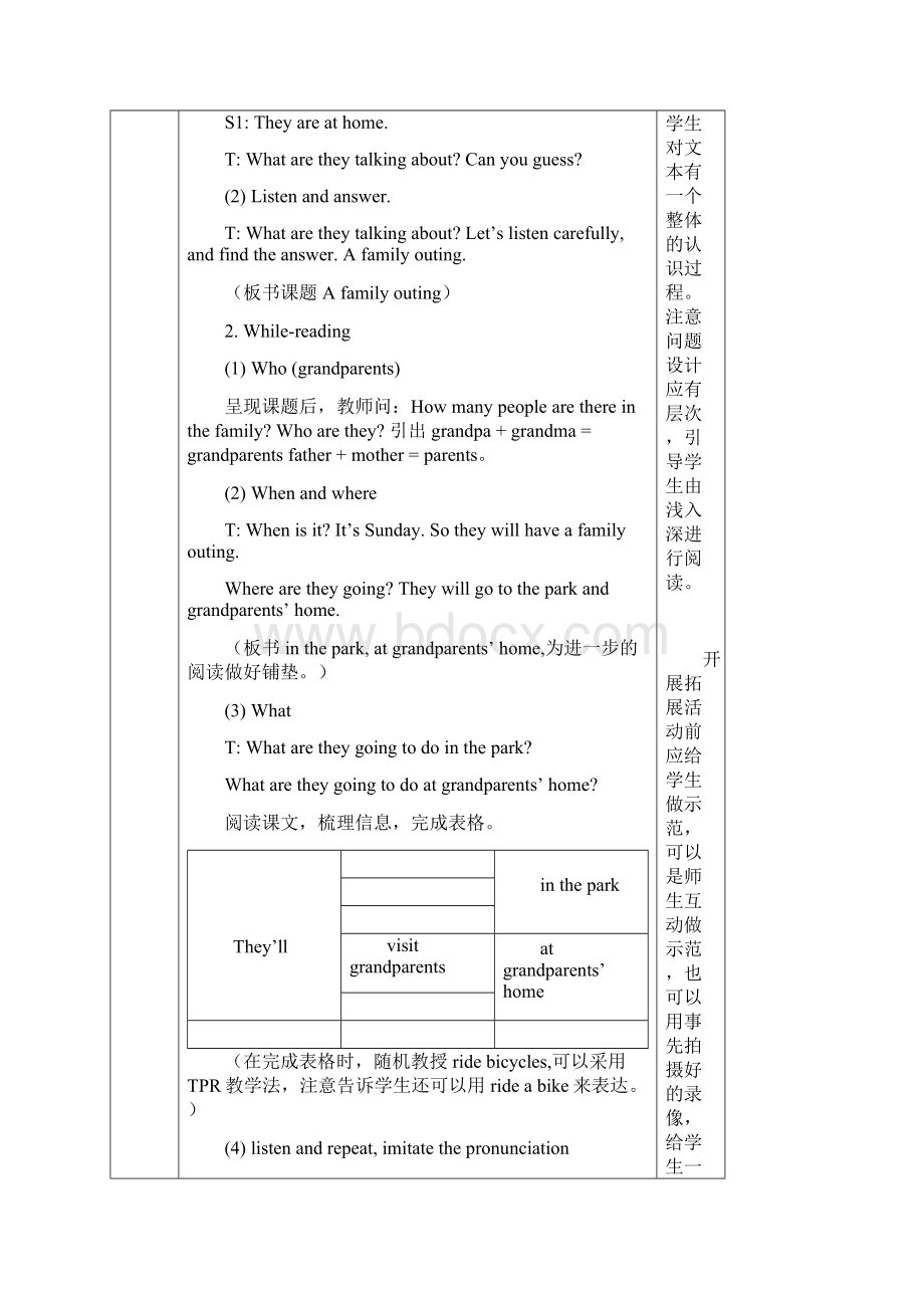 湘少版六年级下册英语表格式教案Word文档下载推荐.docx_第3页