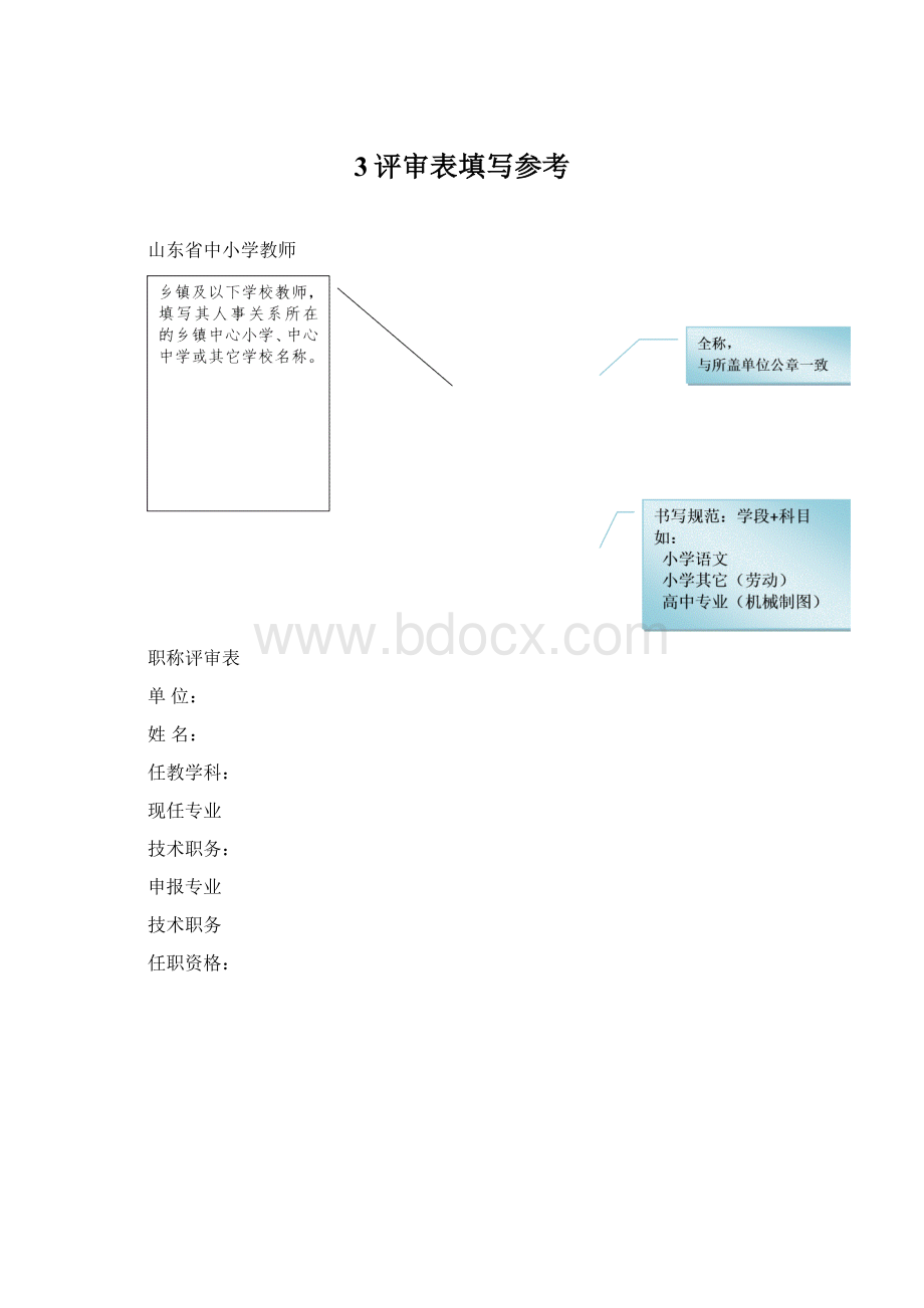 3评审表填写参考.docx