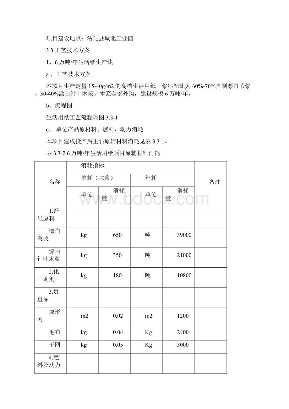 精编完整版年产6万吨生活用纸项目可研报告.docx_第2页