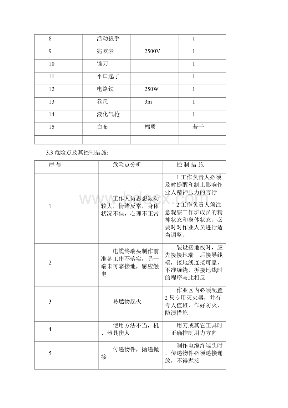 高压电缆头中间接头制作作业指导书.docx_第3页