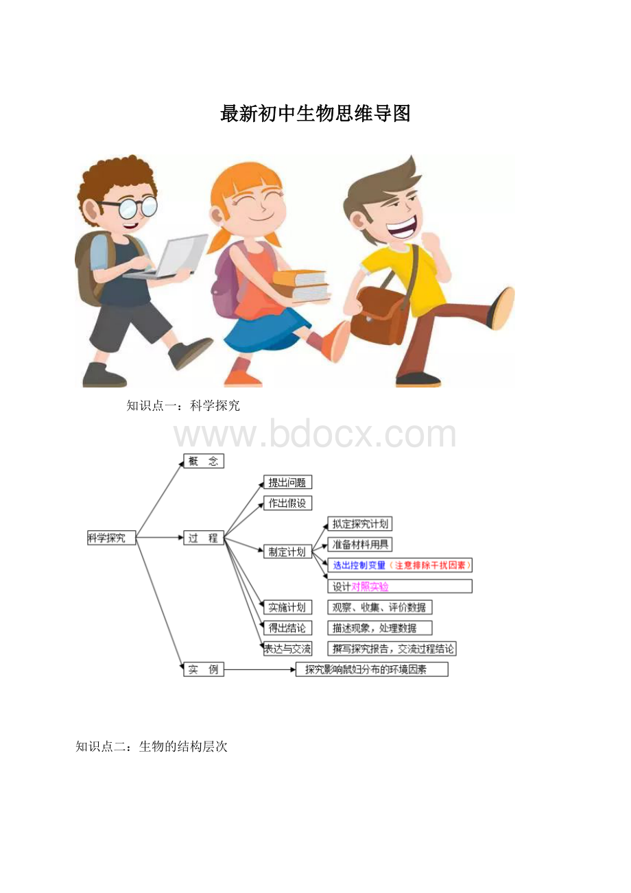 最新初中生物思维导图Word格式文档下载.docx