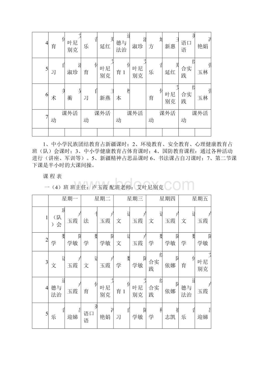 阜康市厦门实验小学门牌课表1.docx_第3页