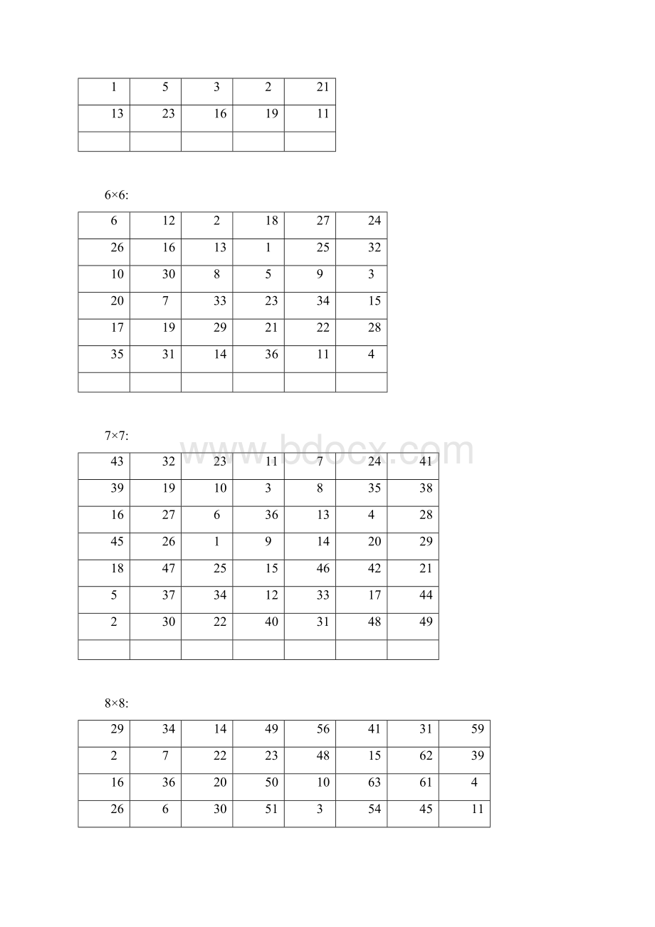 舒尔特专注力训练数字汉字字母古诗多模板.docx_第3页