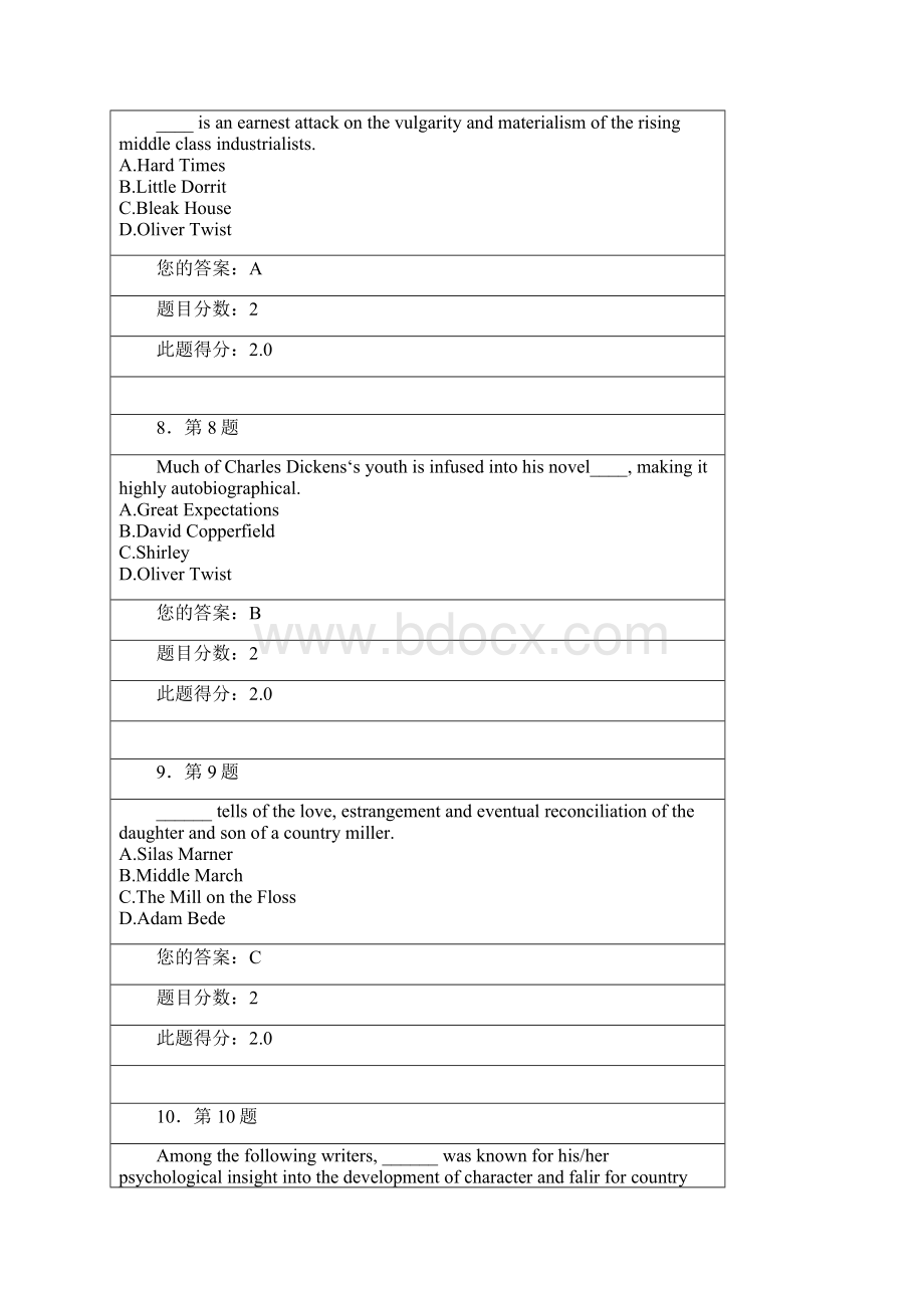 春华师在线英国文学满分作业Word格式.docx_第3页