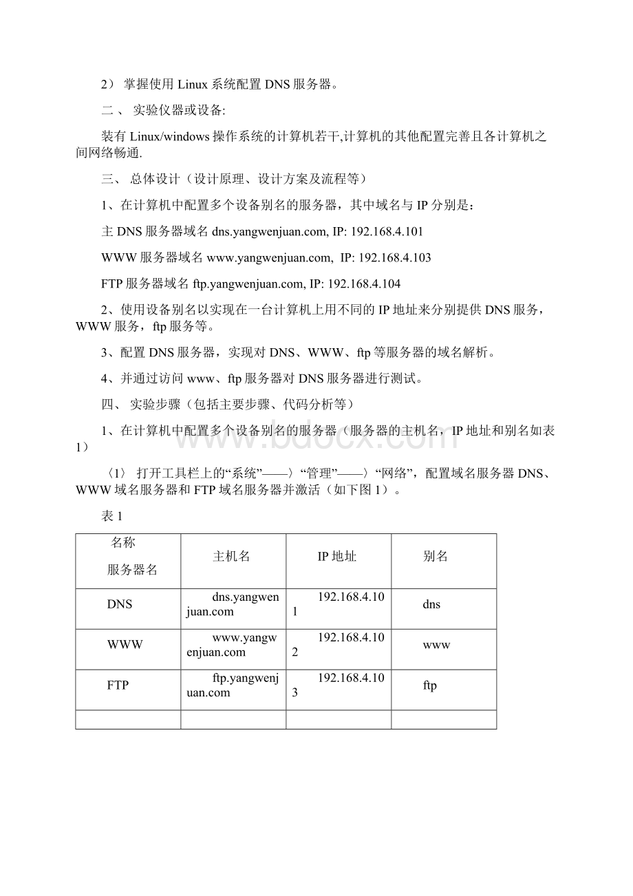 Linux网络配置实验报告资料.docx_第2页