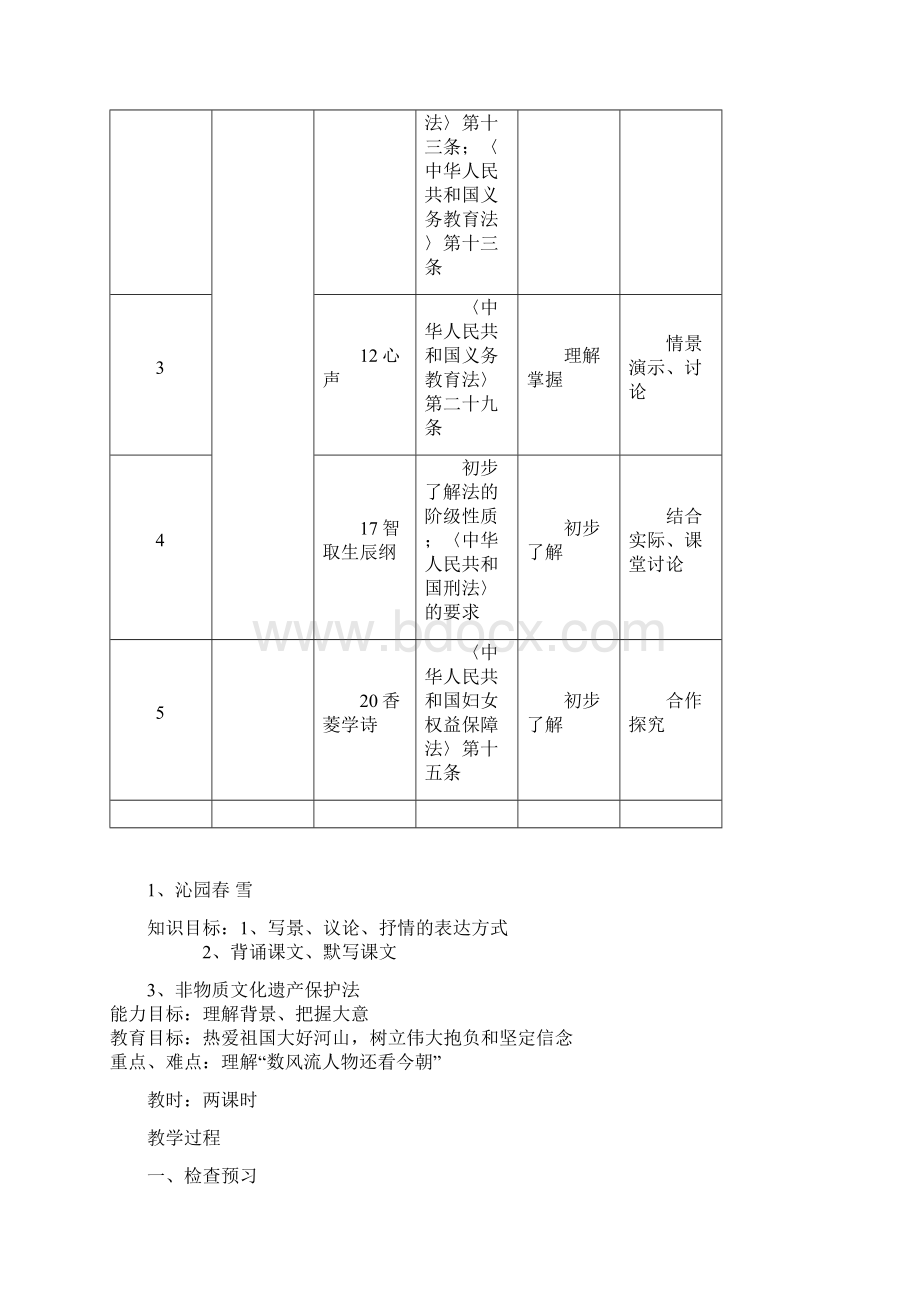 九年级上语文教案渗透法制教育1课件.docx_第2页