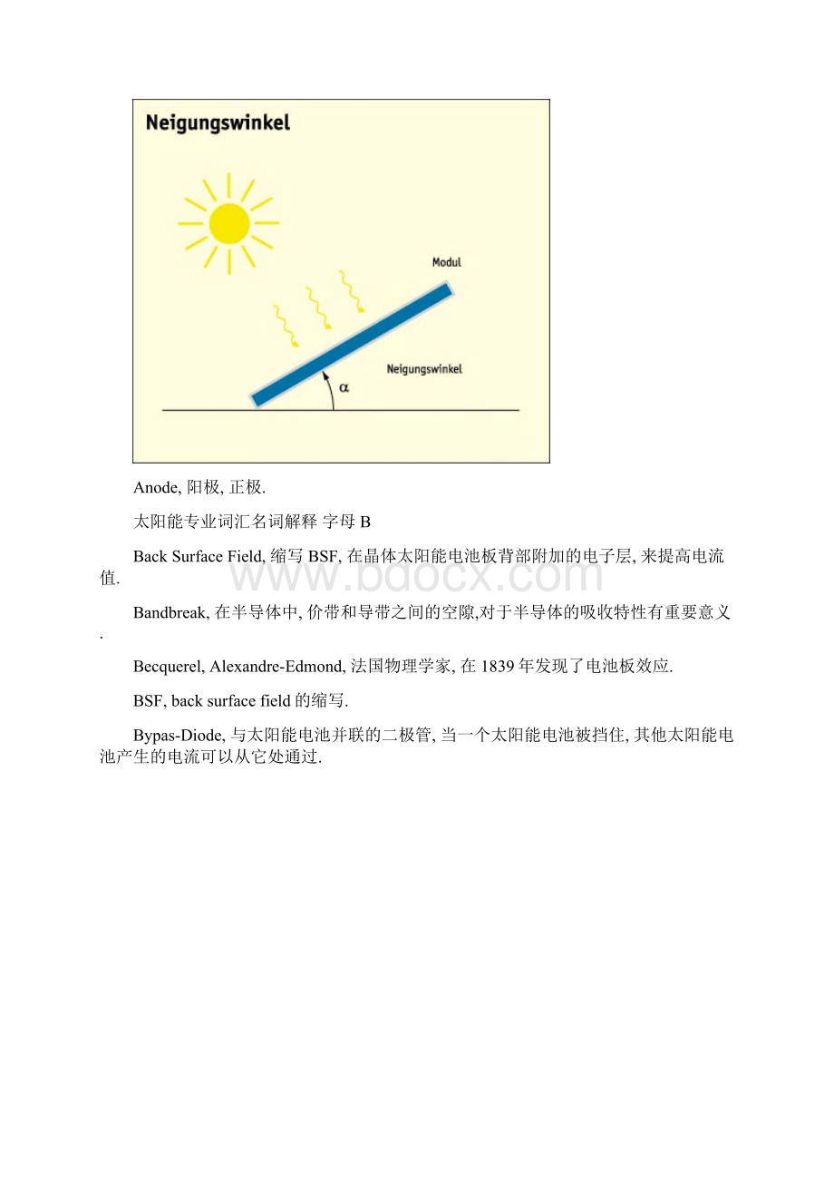 太阳能发电专用词汇Word文档下载推荐.docx_第3页