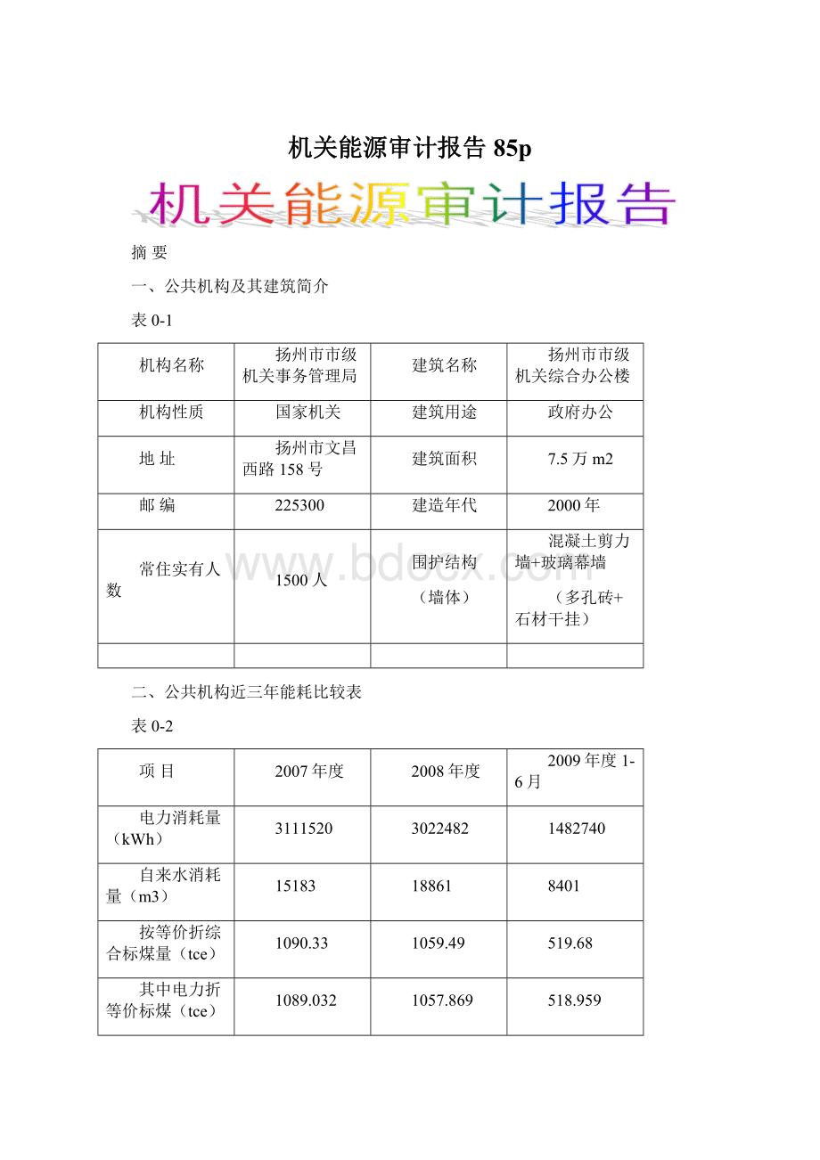 机关能源审计报告85p.docx_第1页