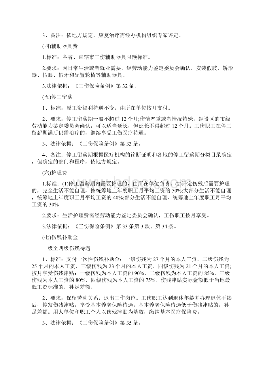 未签订劳动合同工伤赔偿文档格式.docx_第3页