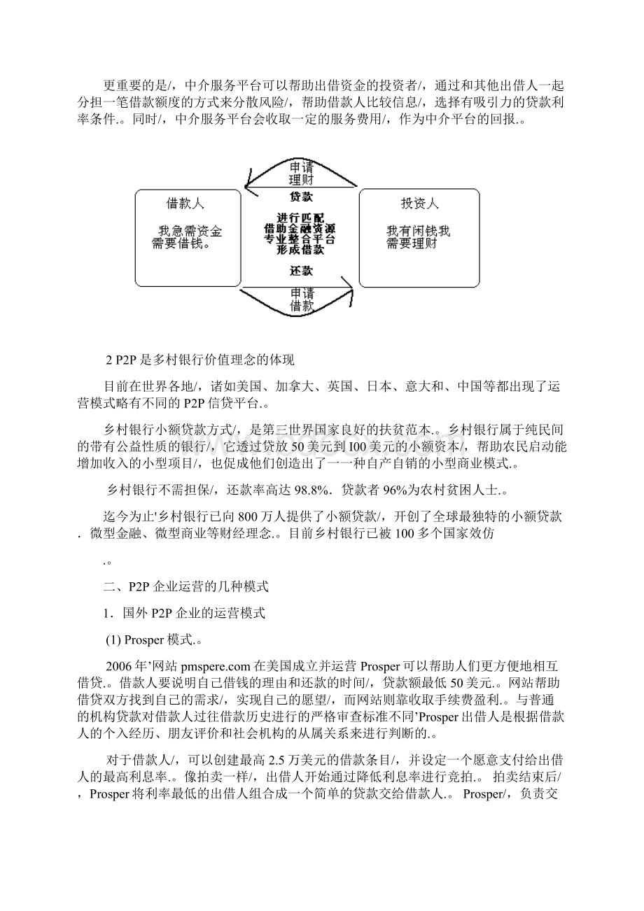 定稿案P2P融资平台项目建设经营创业项目商业计划书.docx_第2页