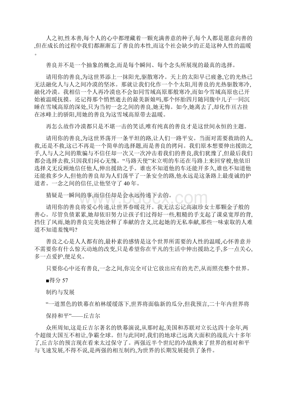 高考作文范文文档格式.docx_第2页