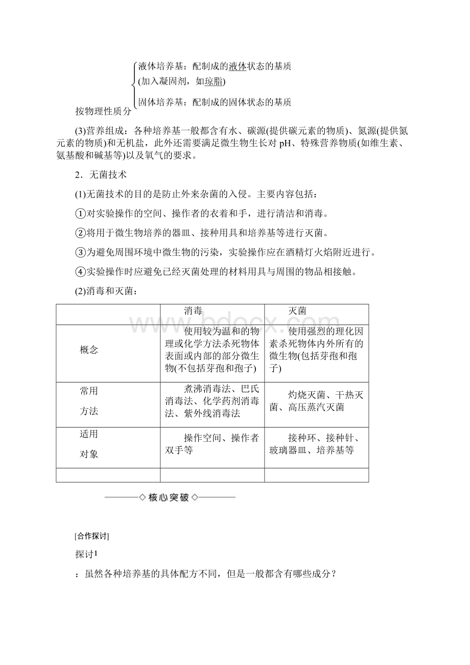 人教版生物选修1专题2 课题1.docx_第2页