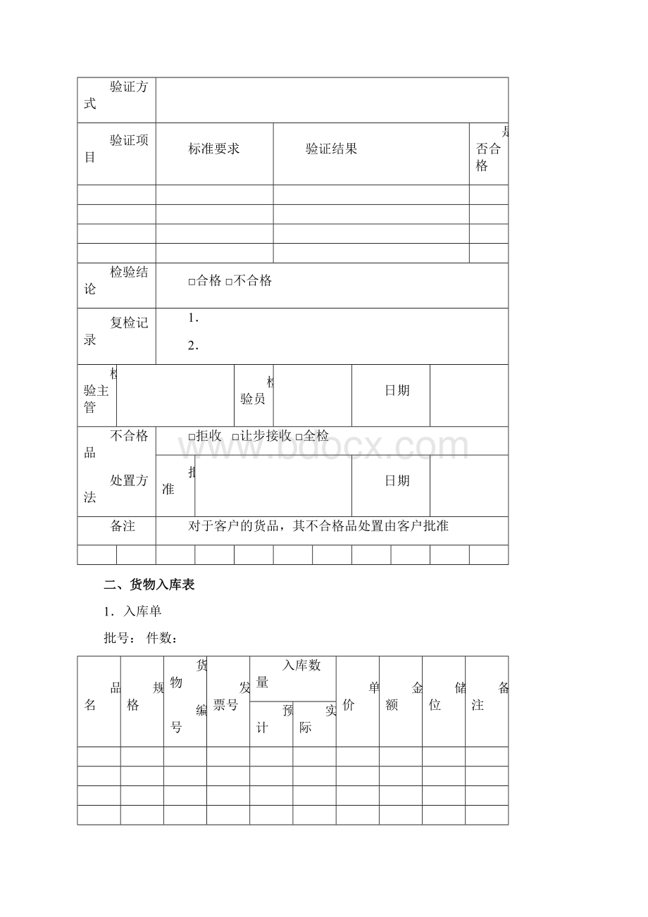 仓储及物流库房管理表格库房管理.docx_第2页