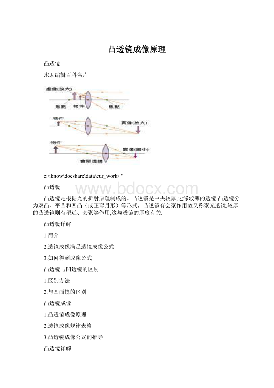 凸透镜成像原理.docx_第1页