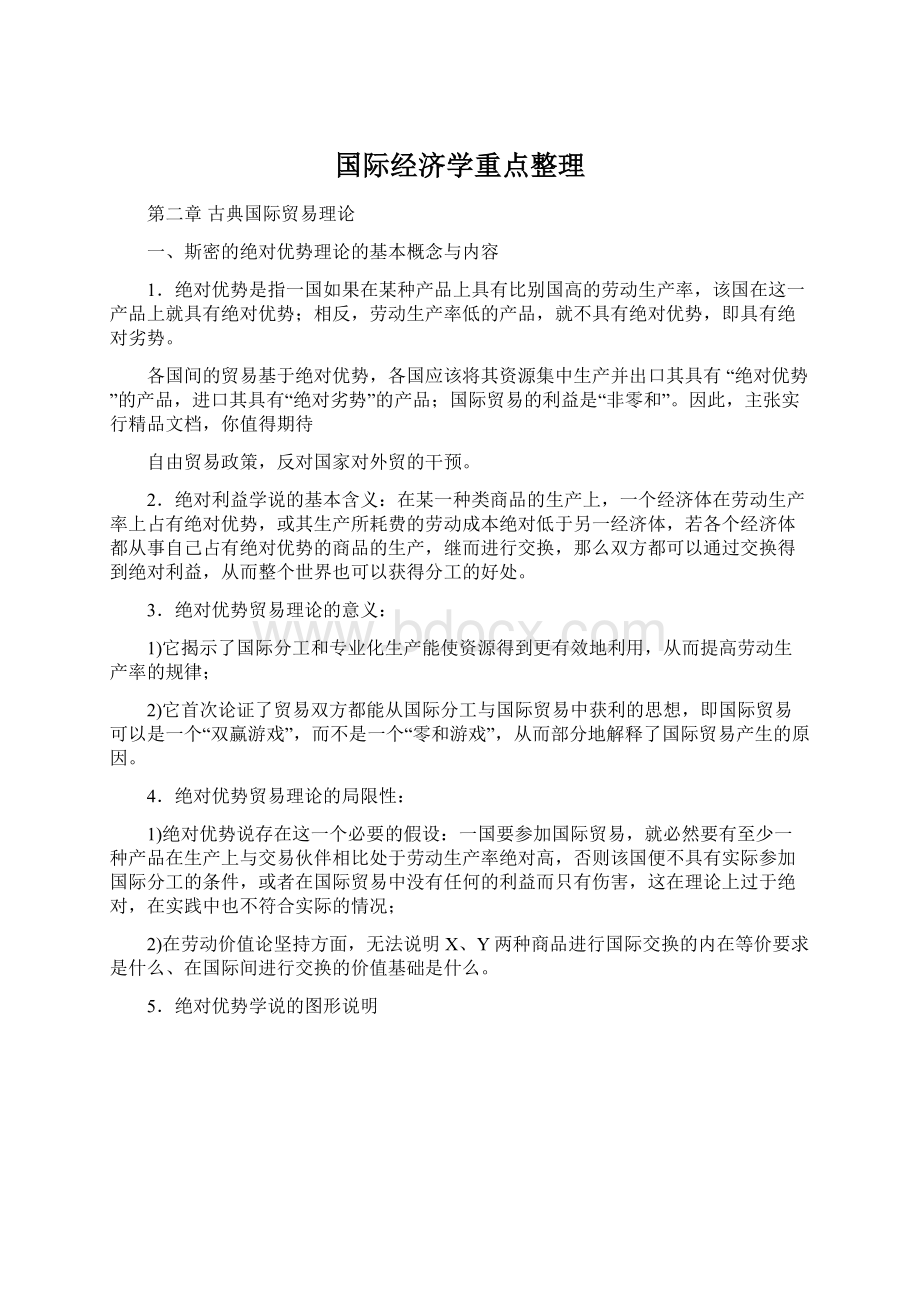 国际经济学重点整理文档格式.docx_第1页