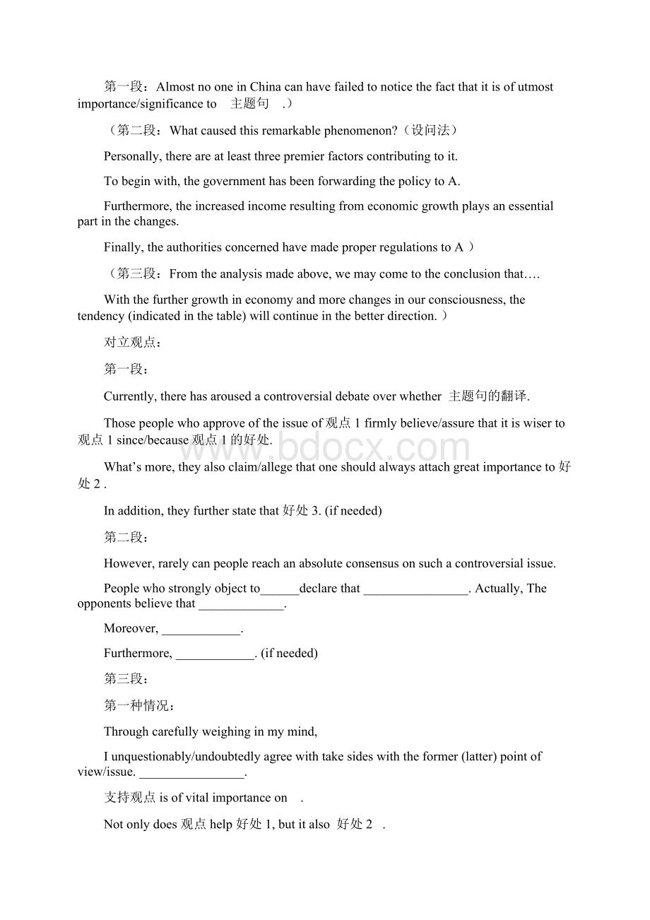 新东方大学英语六级作文模板.docx_第2页